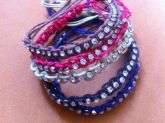 Pulseira com strass